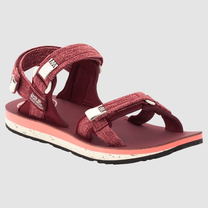 Sandalias Jack Wolfskin Outfresh Deluxe Mujer Vino Mexico-8936175